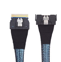 Câble électronique haute vitesse WSD MCIO 8i PCIe Gen5 85-Ohm, faisceau de câblage OEM personnalisé