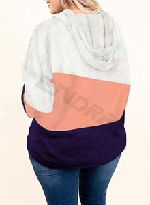 Sudaderas con capucha de talla grande para mujer con bolsillos tipo canguro: elegantes y cómodas para el uso diario - Product Image 3