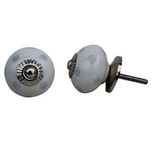 Boutons modernes en céramique en vrac, meubles blancs, ensemble d'armoires à points, porte, armoires de cuisine, 3.81 cm, nouveau Design DCK-02 - Product Image 2