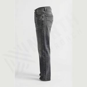 Jeans en denim solide de haute qualité pour l'hiver, couture premium, coupe moderne, coupe-vent, respirant, pantalon, couleur personnalisée - Product Image 3