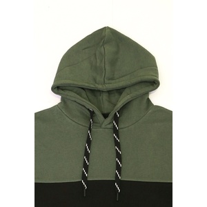 Sudadera con capucha de algodón para hombre, prenda deportiva masculina de gran tamaño con diseño de bloque de Color, Jersey personalizado de otoño e invierno, venta al por mayor - Product Image 4