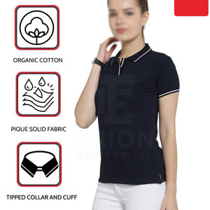 เสื้อโปโลผู้หญิงมาใหม่ ผ้าฝ้ายผสมโพลีเอสเตอร์ เสื้อโปโลผู้หญิงสไตล์โดดเด่น เสื้อโปโลผู้หญิงขายดี - Product Image 3