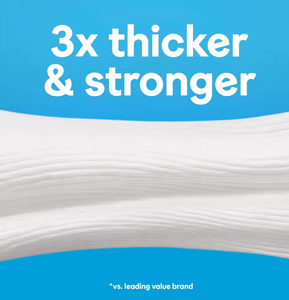 El Mejor Papel Higiénico Desechable y Biodegradable Cottonelle Ultra Clean Soft con Textura Ondulada - 24 Mega Rollos Familiares |   132 Rollos Regulares (4 - Product Image 2
