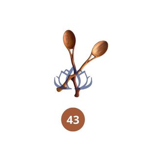 Cuchara corta de madera para pescado - Product Image 2
