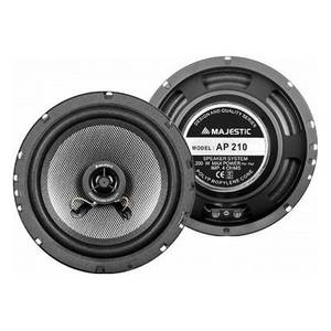 Majestic AP 210 Par de Altavoces para Auto de 2 Vías y 16.5 cm, 200W, Subwoofers Negros de Polipropileno - Product Image 1