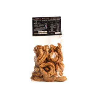 Taralli Apulien Perilli, blé entier cuit au four, texture croquante, salé, fait main - Product Image 2