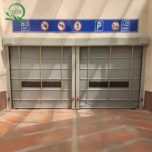 Boa qualidade Fireproof Garage Automatic Stainless Steel Rolling Shutter Door Industry Shutter Door empilhamento porta deslizante