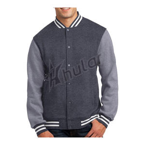 แจ็คเก็ตเบสบอลสไตล์สตรีทปรับแต่งได้สำหรับผู้ชายออกแบบโลโก้และปักด้วยอักษร - Product Image 4