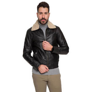 Chaqueta de piel de cordero para hombre de la mejor calidad 2023, abrigo de invierno impermeable con piel de oveja tejida, venta directa - Product Image 5