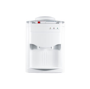 Dispensador de agua fría y caliente de escritorio independiente de carga superior de calidad superior con compresor de bolsillo para botellas de 5 galones - Product Image 1