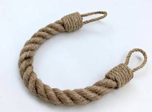 Abrazaderas para Cortinas de Cuerda de Yute, Hechas a Mano, Naturales, Decoración Rústica de Estilo Campestre - Product Image 4