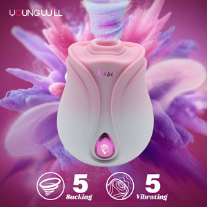 Kadınlar için Güçlü Emişli Vibratör, 5 Titreşim Deseni, Klitoral Stimülatör, <span class=keywords><strong>Mini</strong></span> Su Geçirmez Tasarım, Şarj Edilebilir Seks Oyuncakları - Product Image 6