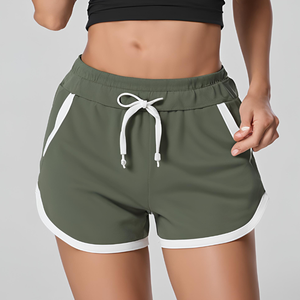 Custom <b>Sexy</b> High Waist Fitness <b>Shorts</b> for Women Quick Dry Breathable Button Washed Casual Sports Yoga Gym Hot Waterproof Flowers - Product Image 3