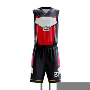 Vente directe d'usine-Meilleure qualité Design personnalisé Ensemble de vêtements de basket-ball 100% Polyester Respirant Jersey Shorts Plus Size OEM Imprimé - Product Image 2