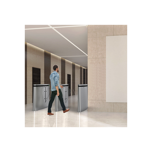 Kart kodu okuyucu erişim kontrol sistemi ile otomatik geri çekilebilir güvenlik bariyeri kapısı Flap turnike otomatik gişe geçiş kapısı - Product Image 1