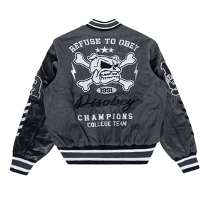 Chaquetas universitarias bordadas cálidas de invierno con diseño personalizado para hombre con cuello levantado estilo callejero al mejor precio - Product Image 6