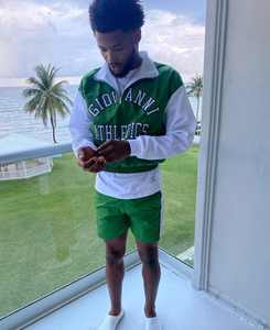 Conjunto de pantalones cortos cortavientos transpirables de moda para hombre al por mayor para ropa informal de verano con técnicas estampadas - Product Image 6