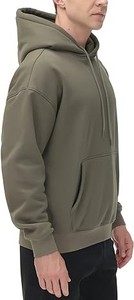 เสื้อฮู้ดผู้ชายผ้าฟลีซเนื้อนุ่มพิเศษ ทรงโอเวอร์ไซส์ ใส่สบาย - Product Image 6
