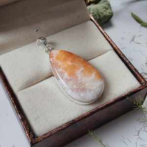 จี้เงินประดับพลอยรูปหยดน้ำตา - Product Image 4