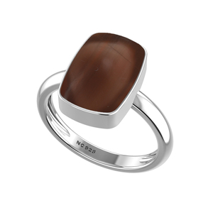 925 Sterling Silver Plated <b>Ring</b> Bezel Setting Imperial Jasper Gemstone Mix Shapes Classic Wedding Party Trendy Fashionable - Product Image 1