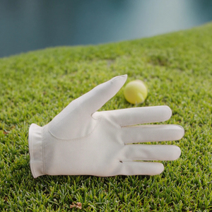 Gants de golf légers en peau de mouton pour hommes Dernières conceptions Offre Spéciale anti-rides en cuir véritable respirant pas cher taux - Product Image 4