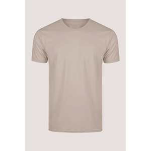 T-shirt homme col rond manches courtes col rond manches courtes coton peigné T-shirt homme - Product Image 5
