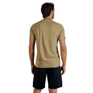 Ensemble de sport pour homme, t-shirt d'entraînement respirant à manches courtes, haut de course, legging de compression pour la salle de sport et le fitness, polyester - Product Image 2