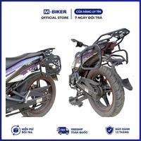 M-Biker Exciter 150 Top Case Arrière Étanche avec Porte-Bagages en Acier Inoxydable 82x31x18cm 9kg pour Moto Tout-Terrain