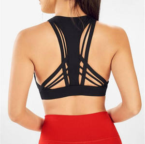 บราดันทรงแบบไขว้เซ็กซี่สำหรับเด็กผู้หญิงบราออกกำลังกายปรับหัวเข็มขัดได้ - Product Image 2