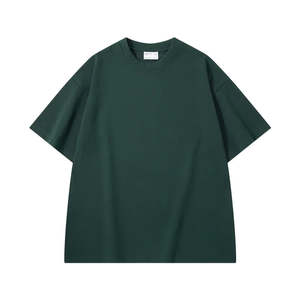 Huzaifa Products T-shirt décontracté d'été 100% coton avec logo personnalisé de couleur unie T-shirt en tricot à manches courtes pour hommes - Product Image 6