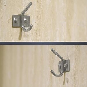 Great Home Storage & Organisation Heavy Duty Stainless Steel Hooks <b>Rail</b> Coat <b>Rack</b> for Bedroom Bathroom Foyer Hallways - Product Image 4