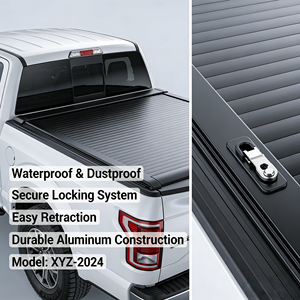 Couverture rétractable manuelle avec éclairage interne pour JEEP Gladiator 5FT, matériau aluminium, installation sans perçage, haute qualité - Product Image 4