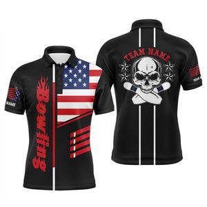 Polos de Bolos Personalizados para Hombre con Logotipo y Nombre Personalizados, 100% Poliéster, Impermeables y de Secado Rápido - Product Image 5