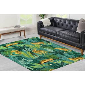 Alfombra Estampada - Alfombra Boho con Diseño de Tigre, Alfombra Bohemia con Estampado Animal para Entrada, Antideslizante, Decoración de Oficina, Boda, Safari, Alfombra de Terciopelo de Lujo - Product Image 2