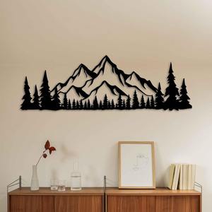 Art mural botanique élégant en métal avec des feuilles et des branches pour la décoration moderne de la maison ou du bureau du fournisseur indien - Product Image 2