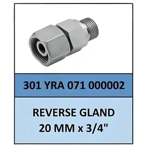 ข้อต่อแบบกลับด้าน 2A ขนาด 20 มม. x 3/4 นิ้ว อะไหล่อุปกรณ์จัดการวัสดุ - Product Image 1
