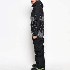 Invierno nuevos monos de una pieza para mujer traje de esquí deporte al aire libre chaqueta de Snowboard hombres monos conjunto de esquí a prueba de viento impermeable - Product Image 5