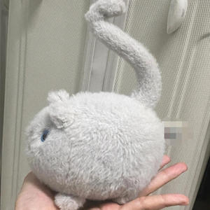 Peluche chaton Jelly Cat Cappuccino, super douce, avec oreilles mobiles, adorable cadeau d'anniversaire, garnie de coton PP - Product Image 5