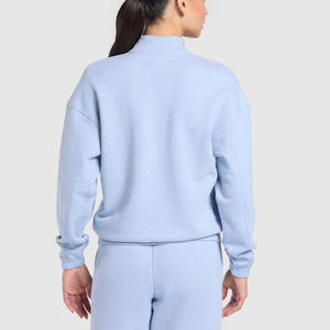 Sweatshirts à manches longues pour femmes avec broderie personnalisée et options d'étiquettes d'étiquettes pour un confort quotidien - Product Image 2