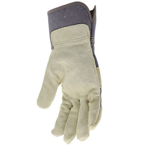 Gants double paume de protection maximale. Cuir solide, ajustement sûr et grande dextérité pour les tâches exigeantes sur le chantier - Product Image 2