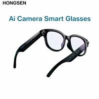 Lunettes de conduite nocturne anti-reflets avec caméra 8MP, vidéo 1080P, étanchéité IP67, appels vocaux et fonctions intelligentes