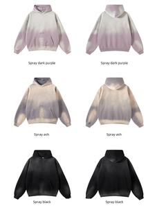 Sweats à capuche unisexes personnalisés 320 GSM sweats de qualité supérieure prix d'usine vente en gros sweats à capuche lourds chauds et confortables - Product Image 6