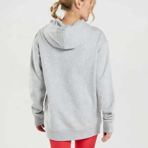 Sudadera con Capucha Personalizada para Mujer, Invierno, Manga Larga, Corte Regular, Color Sólido, Logotipo Frontal - Product Image 5