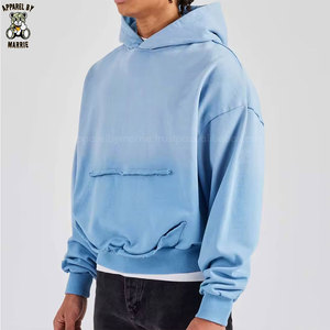 เสื้อฮู้ดดี้ผู้ชายสไตล์ดิสเทรส ผ้าฟลีซหนานุ่ม ขายตรงจากโรงงาน เหมาะสำหรับใส่ลำลอง แฟชั่นแนวสตรีท ใส่เที่ยวกลางแจ้ง และใช้ในชีวิตประจำวัน - Product Image 5