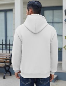 Pull à capuche surdimensionné en coton polaire 380 GSM pour hommes, marque personnalisée, coupe ample à manches longues, mode d'hiver, compatibilité automne - Product Image 4