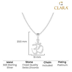 ซื้อจี้เงินแท้ 925 สำหรับผู้ชาย ลายเรขาคณิต ชุบโรเดียม ทอง 18k ประดับเพชรซิคอน มุก โรสโกลด์ ทันสมัย - Product Image 5