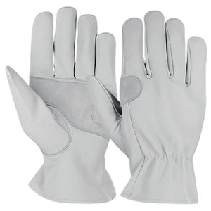Gants de conduite en cuir de chèvre renforcé Protection des mains de sécurité industrielle anti-coupure réfléchissante confortable et résistante - Product Image 1