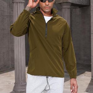 Chaqueta cortavientos de golf impermeable y transpirable para hombre de Streetgrace con opciones de etiqueta de impresión de logotipo OEM personalizado - Product Image 5