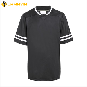 Camiseta de Fútbol Americano, Uniforme Personalizado de Equipo, Diseño Corto Estampado, Listo para el Verano, Tela de Poliéster de Secado Rápido y Transpirable - Product Image 1