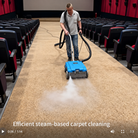 Elektrische commerciële tapijtreiniger 2000W 40L dubbele motor industriële bekleding bank tapijt reinigingsmachine nieuwe reiniging